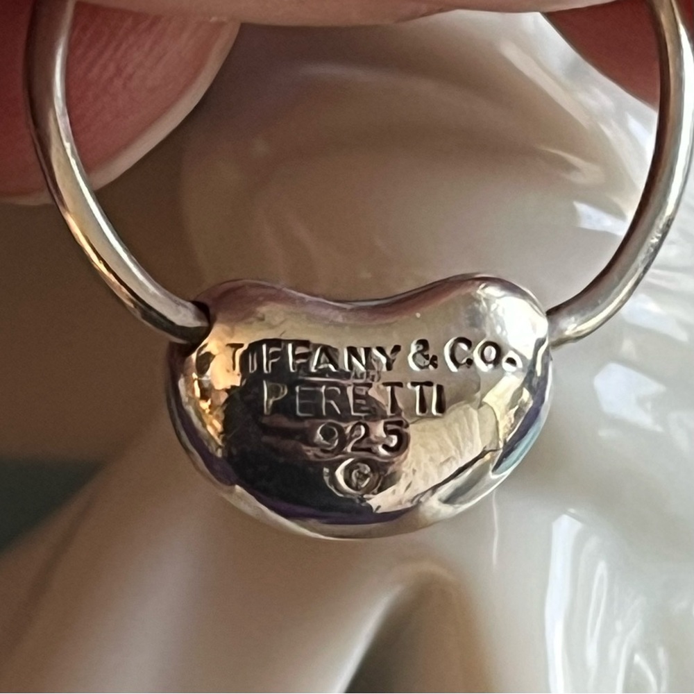 Tiffany & Co. Silver Elsa Peretti® Bean Ring - Picture 5 of 7